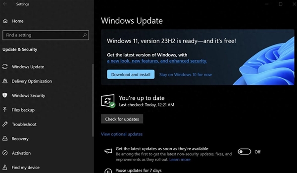 微软扩大Windows 10至11 23H2直接升级范围